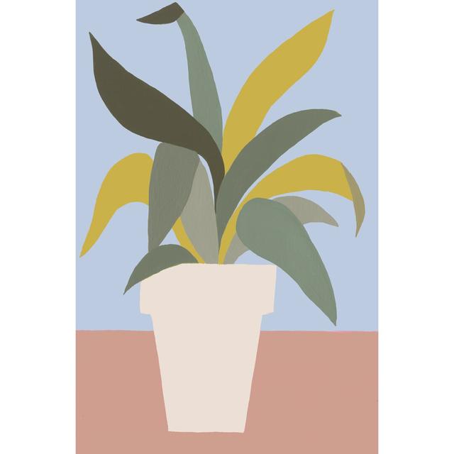 Ordinary Houseplant I by Regina Moore - Wrapped Canvas Painting Print Marlow Home Co. Size: 30cm H x 20cm W on Productcaster.