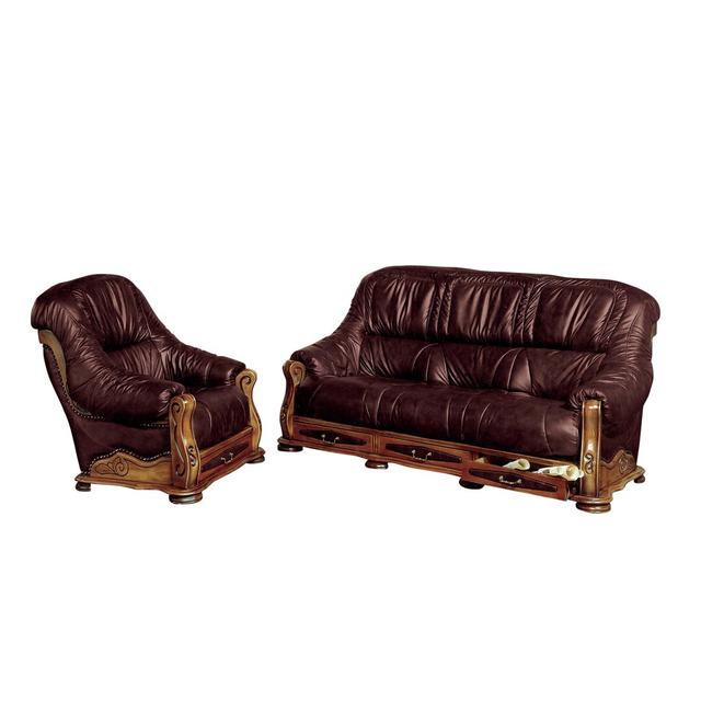 Dodsworth 2 Piece Standard Sofa Set Astoria Grand Colour: Burgundy on Productcaster.