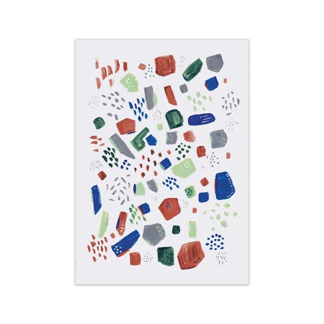 Terrazzo by Laura Irwin - Print 17 Stories Frame Option: No Framed, Size: 84cm H x 59.4cm W x 3cm D on Productcaster.