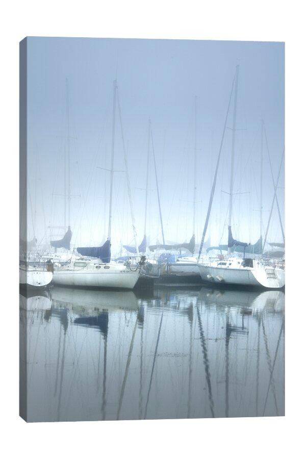 Misty Marina III by Dano - Wrapped Canvas Print East Urban Home Size: 46cm H x 30cm W x 4cm D on Productcaster.