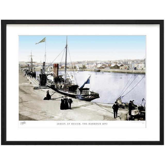 'Jersey, St Helier, the Harbour 1893' by Francis Frith - Picture Frame Photograph Print on Paper The Francis Frith Collection Size: 60cm H x 80cm W x on Productcaster.