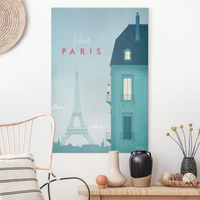 13559/Rectangle/Wall art - travel poster - Paris Happy Larry Size: 60cm H x 40cm W on Productcaster.