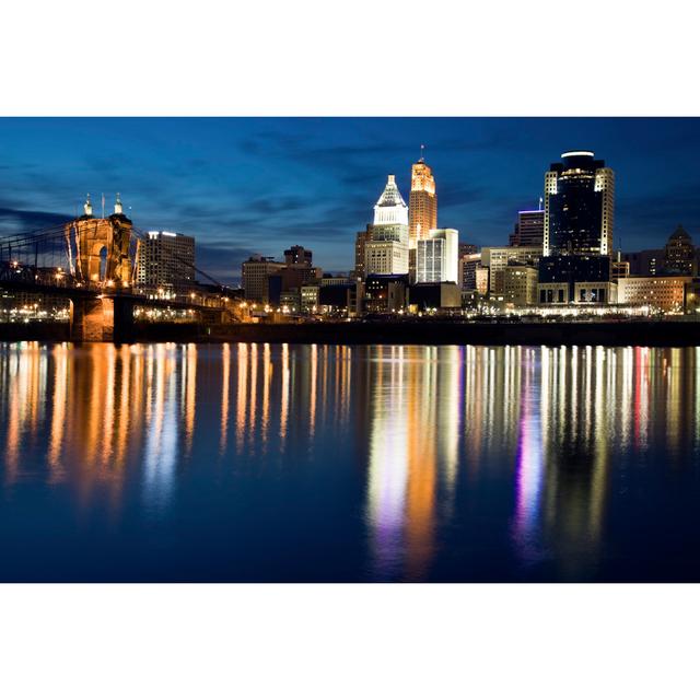 Cincinnati by Benkrut - Wrapped Canvas Photograph 17 Stories Size: 30cm H x 46cm W on Productcaster.