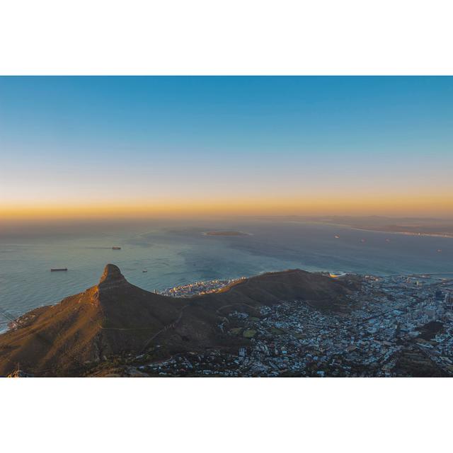 Cotesfield Sunset Over Lion's Head - Print Alpen Home Size: 81cm H x 122cm W x 3.8cm D on Productcaster.