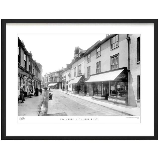 'Braintree, High Street 1902' by Francis Frith - Picture Frame Photograph Print on Paper The Francis Frith Collection Size: 45cm H x 60cm W x 2.3cm D on Productcaster.