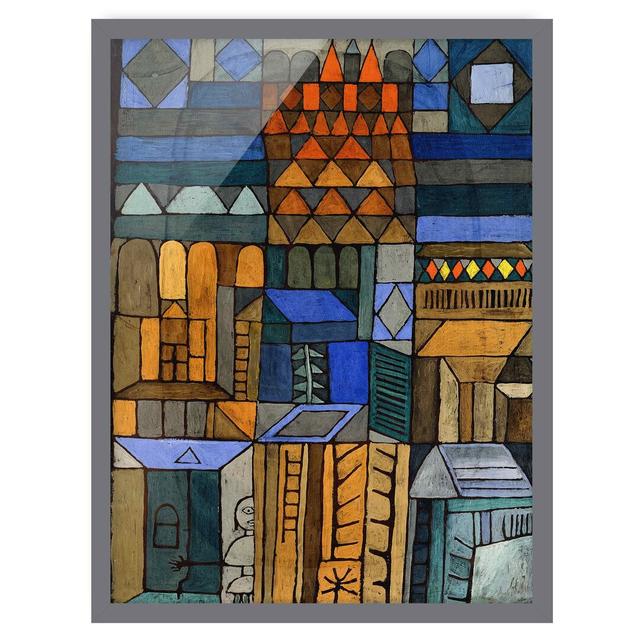 Beginning Coolness by Paul Klee - Picture Frame Painting Corrigan Studio Frame Option: Grey Framed, Size: 100cm H x 70cm W x 2cm D on Productcaster.