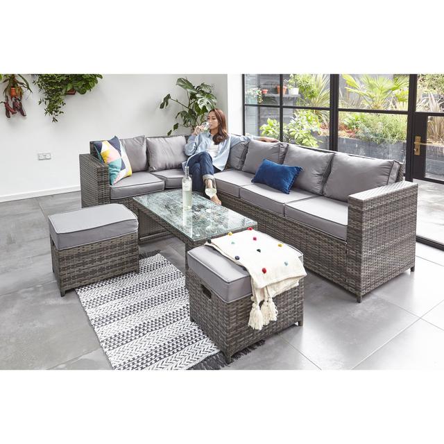 Ambrose 8 - Person Seating Group with Cushions Sol 27 Outdoor on Productcaster.