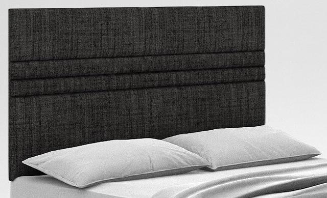 Elsa Upholstered Headboard Zipcode Design Size: Single (3'), Upholstery: Wool Charcoal on Productcaster.