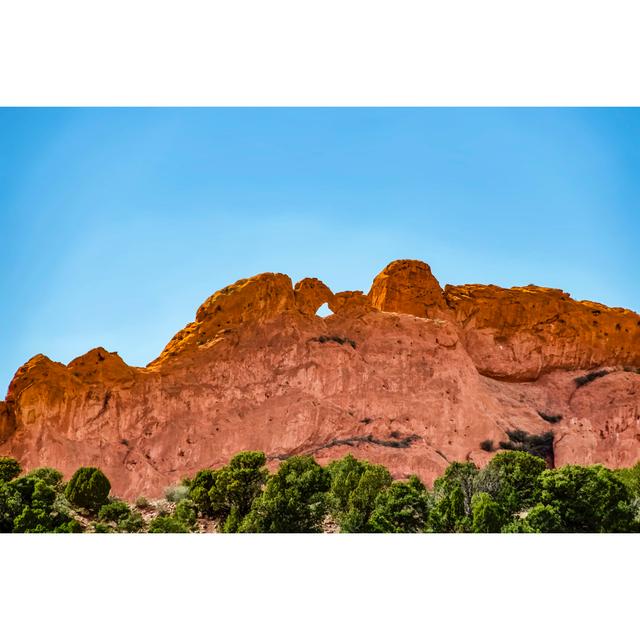 Sandsmere The Kissing Camels Rock - Wrapped Canvas Photograph Natur Pur Size: 20cm H x 30cm W x 3.8cm D on Productcaster.