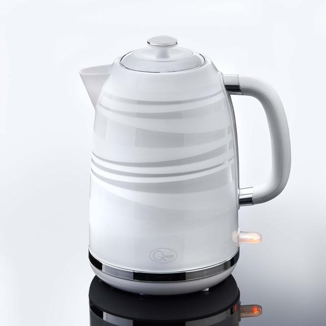 Harmony 1.7L Fast Boil Kettle - Black Quest Colour: White on Productcaster.