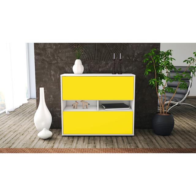 Regent Sideboard Latitude Run Body and front colour: White/Yellow on Productcaster.