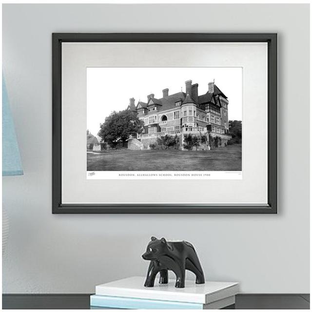 Rousdon, Allhallows School, Rousdon House 1900 by Francis Frith - Single Picture Frame Print The Francis Frith Collection Size: 28cm H x 36cm W x 2.3c on Productcaster.