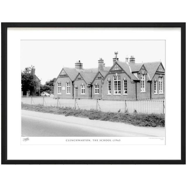 'Clenchwarton, the School C1965' by Francis Frith - Picture Frame Photograph Print on Paper The Francis Frith Collection Size: 60cm H x 80cm W x 2.3cm on Productcaster.