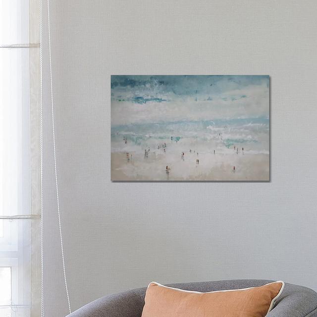 The Beach by Claudio Missagia - Wrapped Canvas Highland Dunes Size: 46cm H x 66cm W on Productcaster.