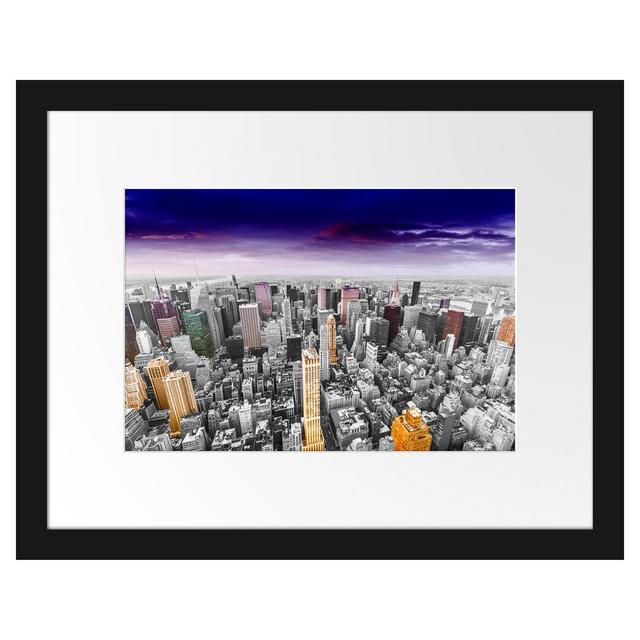 Gerahmtes Poster Skyline New York East Urban Home Größe: 30 cm H x 38 cm B on Productcaster.