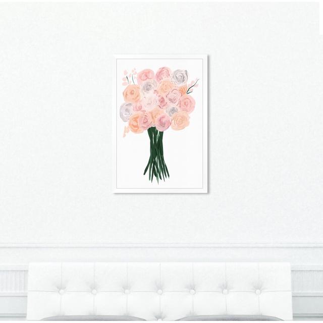 Pastel Baby Bouquet - Painting East Urban Home Size: 119.38cm H x 81.28cm W x 1.27cm D, Format: White Framed Paper on Productcaster.