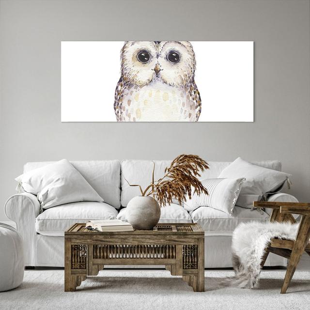 Leinwandbild Owl Tawny Owl Union Rustic Größe: 50 cm H x 120 cm x 1,8 cm T on Productcaster.