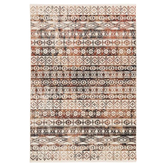 Domina Flatweave Brown Rug Bloomsbury Market Rug Size: Rectangle 160 x 230cm on Productcaster.