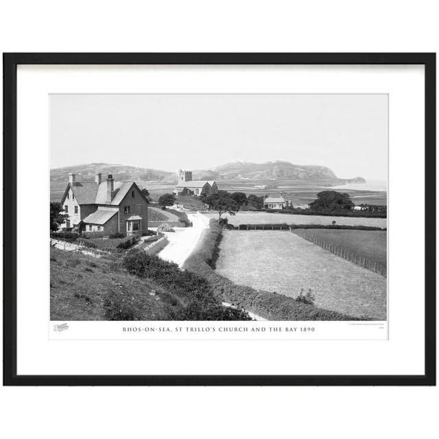 Rhos-on-Sea, St Trillo's Church And The Bay 1890 by Francis Frith - Single Picture Frame Print The Francis Frith Collection Size: 28cm H x 36cm W x 2. on Productcaster.