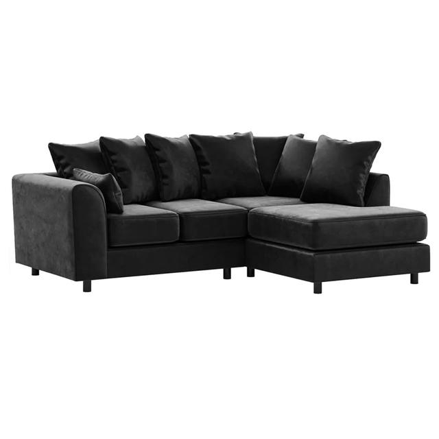 Reif 2 - Piece Slipcovered Corner Sectional 17 Stories Orientation: Right Hand Facing, Upholstery Colour: Black on Productcaster.