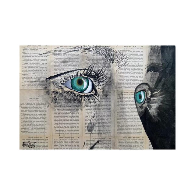 Vintage Eyes by Ahmad Shariff - Wrapped Canvas Print ClassicLiving Size: 20.32cm H x 30.48cm W x 1.91cm D on Productcaster.