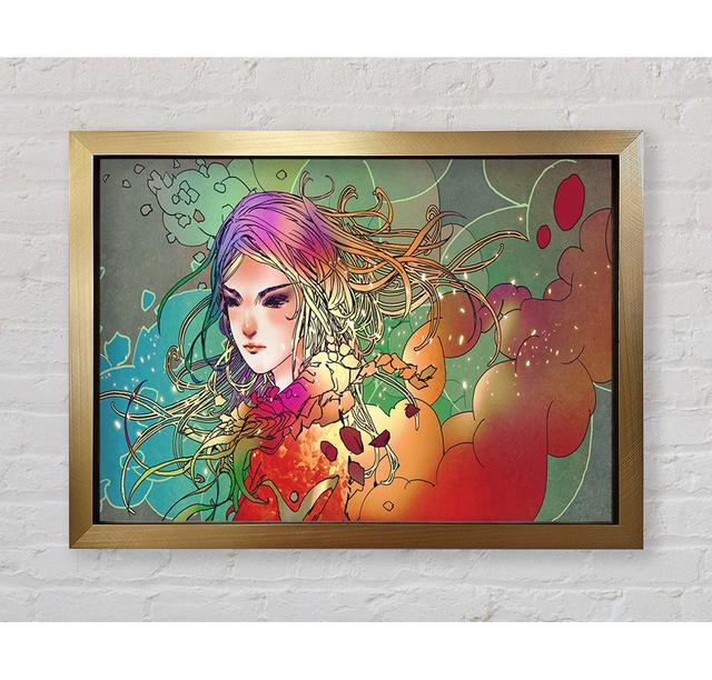 Clouds Of Colour Woman Framed Print Bright Star Size: 59.7cm H x 84.1cm W on Productcaster.