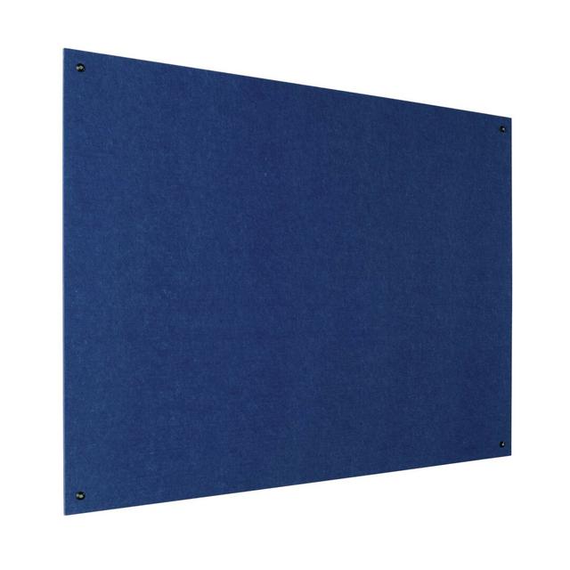 Wall Mounted Reversible Bulletin Board Symple Stuff Size: 120cm H x 180cm W, Colour: Blue on Productcaster.