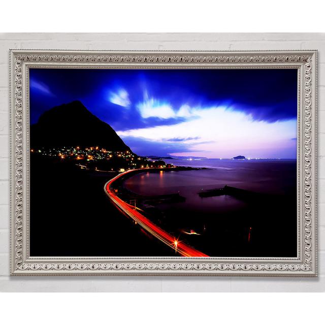 The Road Past The Ocean - Print Bright Star Size: 42cm H x 59.7cm W x 3cm D on Productcaster.