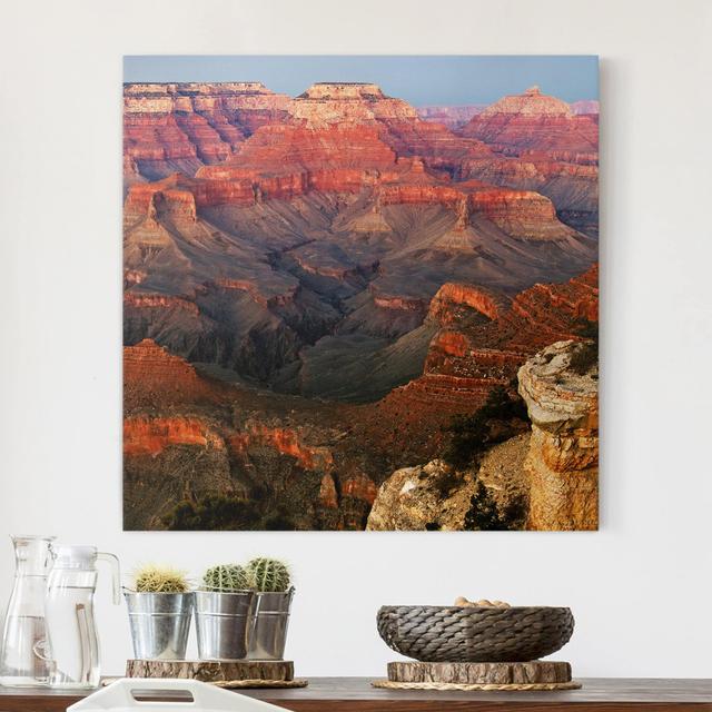 Leinwandbild Grand Canyon After Sunset Gracie Oaks Format: 330g/m² Recycled Canvas, Größe: 60 cm H x 60 cm B on Productcaster.