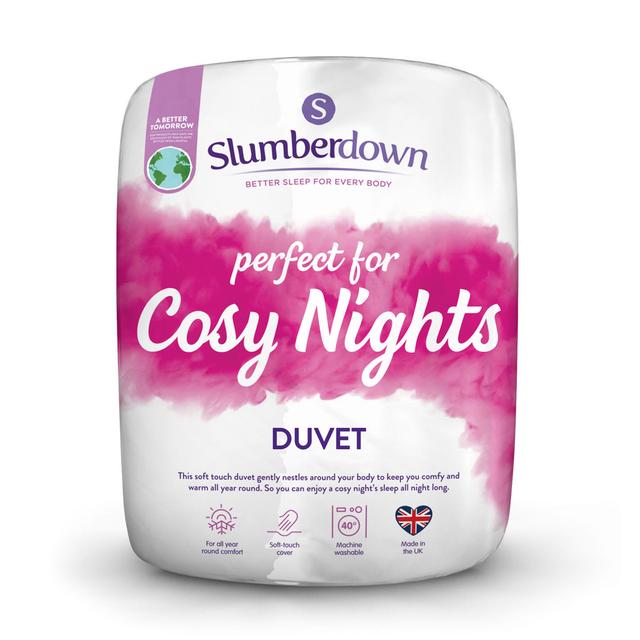 Cosy Nights All Seasons 15 Tog (10.5 + 4.5 Tog) Duvet Slumberdown Size: Kingsize on Productcaster.