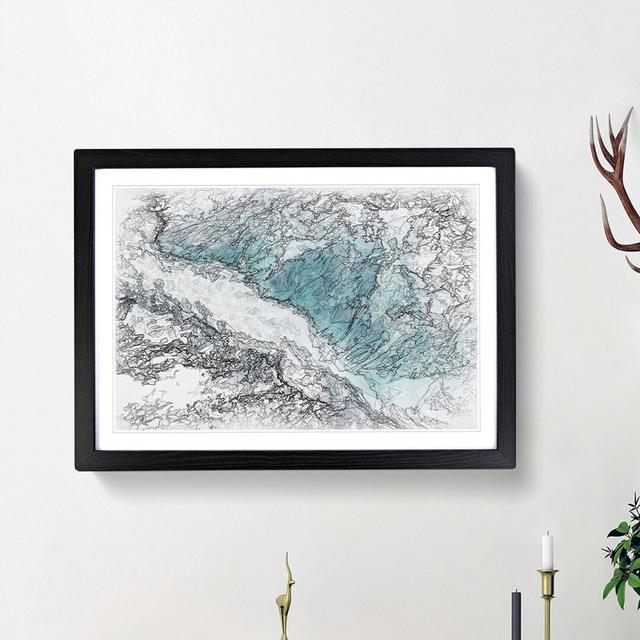 Ocean Dream in Indonesia - Picture Frame Graphic Art Print East Urban Home Frame Option: Black Framed, Size: 45cm H x 63cm W x 2cm D on Productcaster.