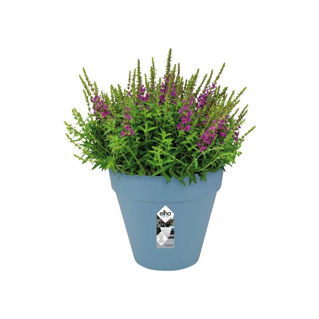 Loft Urban Round 30cm Outdoor Flowerpot Elho Colour: Vintage Blue on Productcaster.