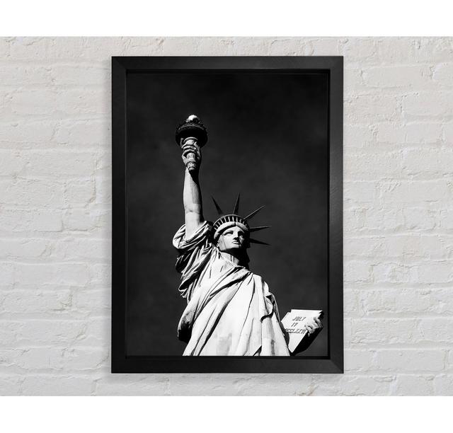 Nyc Freiheitsstatue - Druck Bright Star Größe: 118,9 cm H x 84,1 cm B on Productcaster.