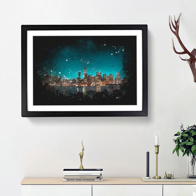 Reflection Of The San Francisco Skyline - Picture Frame Graphic Art East Urban Home Frame Option: Black Framed, Size: 45cm H x 63cm W x 2cm D on Productcaster.