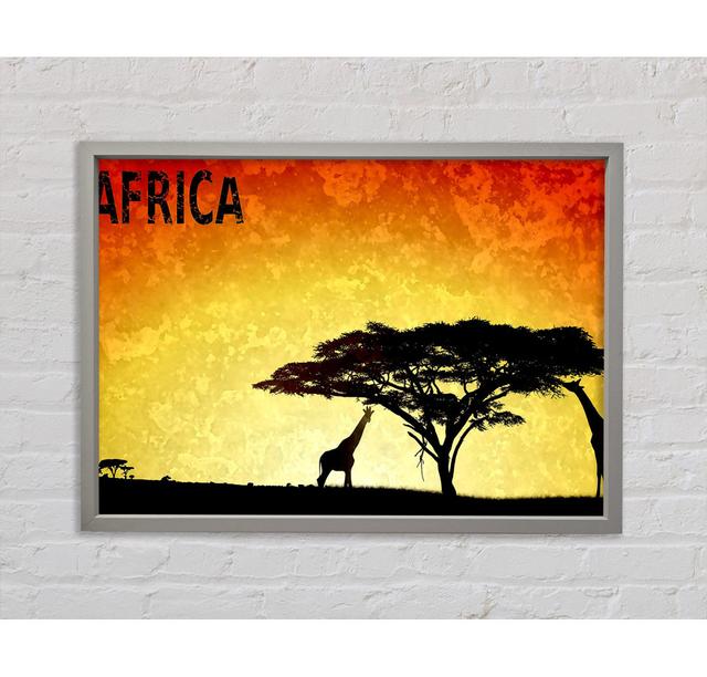 Africa Framed Print 17 Stories Size: 100cm H x 141.4cm W x 3.3cm D on Productcaster.