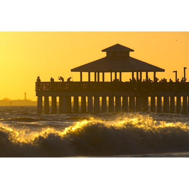 Fort Myers Beach Fishing Pier House of Hampton Size: 20cm H x 30cm W 3.8cm D on Productcaster.