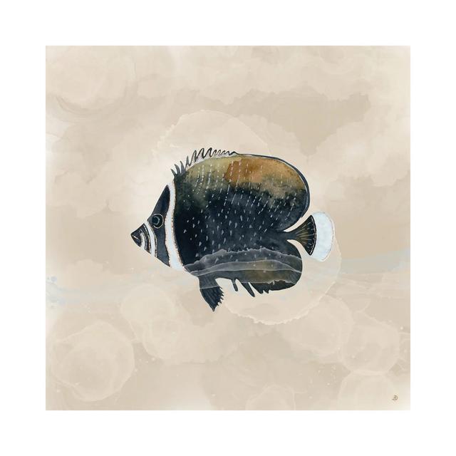 Exotic Butterflyfish In Earth Tones Highland Dunes Size: 30.48cm H x 30.48cm W x 1.91cm D on Productcaster.