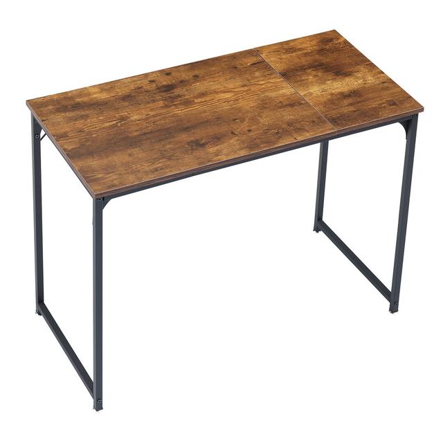 Tincher Desk Borough Wharf Frame Colour: Vintage Brown/Black, Top Colour: Vintage Brown/Black on Productcaster.