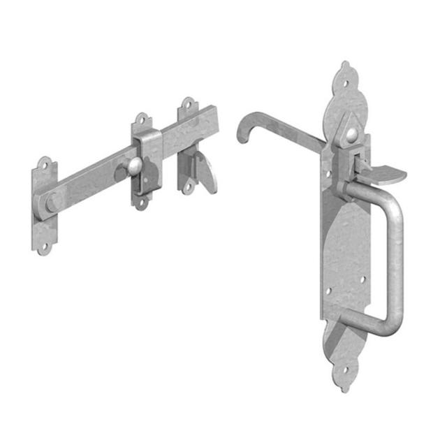 Gothic Suffolk Latch Symple Stuff Finish: Bright Zinc Plated on Productcaster.