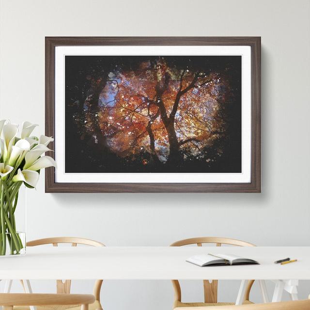 Maple Tree Vol.2 - Picture Frame Graphic Art East Urban Home Frame Option: Walnut, Size: 48cm H x 65cm W x 2cm D on Productcaster.