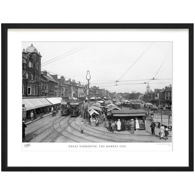 Great Yarmouth, The Market 1922 by Francis Frith - Single Picture Frame Print The Francis Frith Collection Size: 28cm H x 36cm W x 2.3cm D on Productcaster.