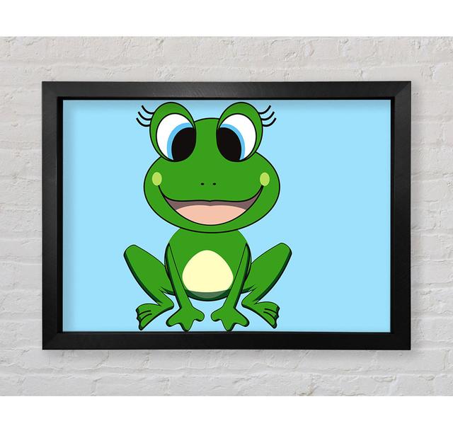 Single Picture Frame Art Prints Harriet Bee Size: 59.1cm H x 84.1cm W, Colour: Baby Blue on Productcaster.