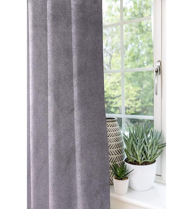 Symple Stuff Matt Velvet Curtains 2 Panels | Spice Orange Red Luxury Soft Made To Order Curtains & Drapes | Cotton Pencil Pleat Blackout Lined Width 1 on Productcaster.