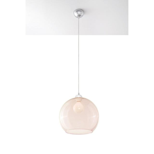 Remmy 1 - Light Sliver Sphere Pendant Latitude Run Shade Colour: Champagne on Productcaster.