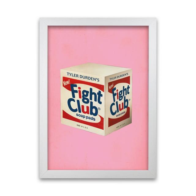 Fight Club by David Redon - Print George Oliver Frame Option: White Grain, Size: 59.4 cm H x 42 cm W x 5 cm D on Productcaster.