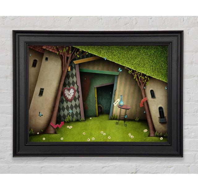 Alice In Wonderland The Small Door - Print Rosalind Wheeler Size: 84.1cm H x 142.2cm W x 8cm D on Productcaster.