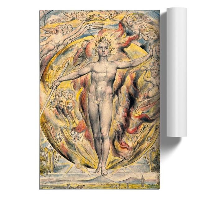 Sun At His Eastern Gate by William Blake - No Frame Painting East Urban Home Size: 42cm H x 30cm W x 0.1cm D on Productcaster.