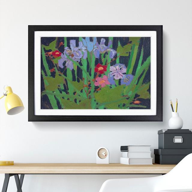 Wild Flowers by Tom Thomson - Picture Frame Painting East Urban Home Frame Option: Black Framed, Size: 36cm H x 48cm W x 2cm D on Productcaster.