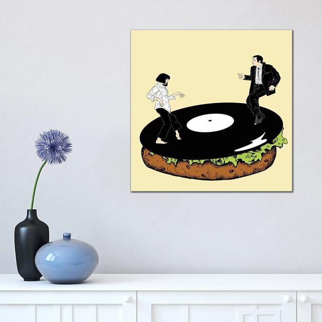 Hungry for Dance by Filippo Spinelli - Graphic Art Print on Canvas Happy Larry Size: 45.72cm H x 45.72cm W x 3.81cm D, Format: Wrapped Canvas on Productcaster.