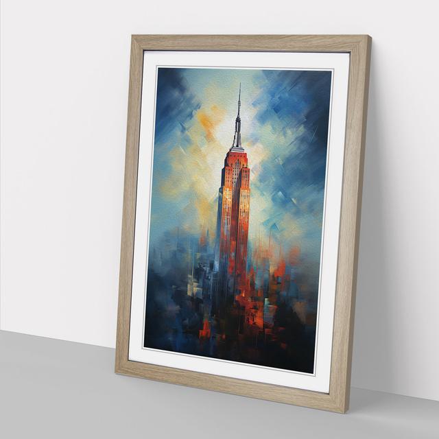 XYZ-FRM-V1223-2981 Single Picture Frame Art Prints on Wood 17 Stories Frame Colour: Oak, Size: 46cm H x 34cm W x 2cm D on Productcaster.